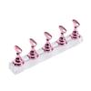 5pcs/Set Magnetic Nail Holder False Nail Tip Practice Stand Crystal Base Holder Nail Art Display For Art Salon DIY & Practice