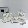 Новая женская сумка из натуральной кожи Himalaya White Crocodile Pattern Water Platinum Bag Handbill Shoulder Bag Cross Border