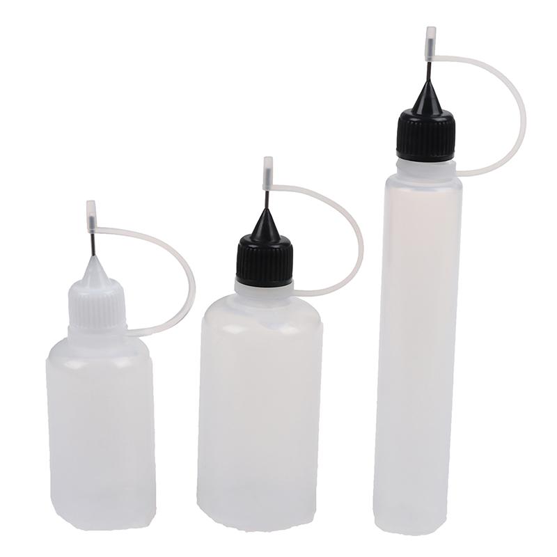 5Pcs 30Ml/50Ml Glue Applicator Needle Squeeze Bottle For Diy Quilling Paper Tool