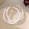 Ladies Candy Color Round Simple Personality C-shaped Women Jewelry Hoop Earrings Round Earrings