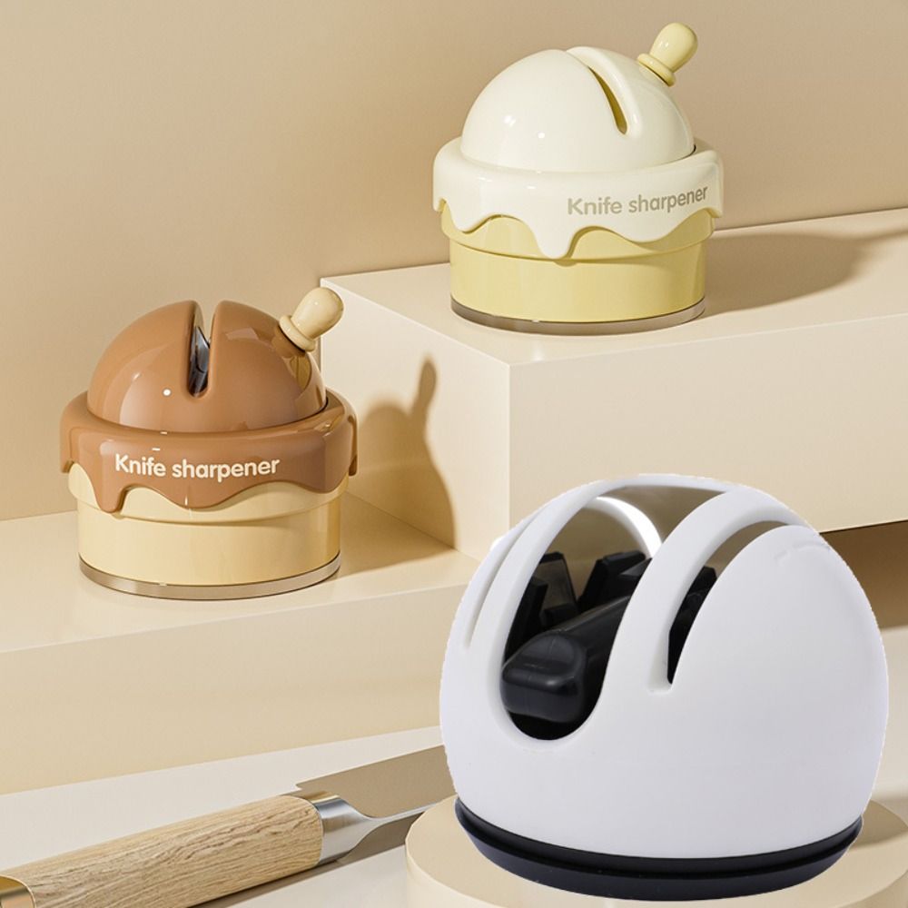 Простая точилка для ножей на присоске, инструмент для заточки ножей, прочный точильный камень для ножей, кемпинг