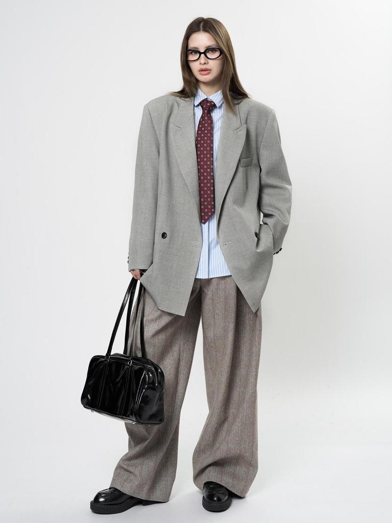 Женский пиджак Louvre Spring Parisian Style с широкими плечами