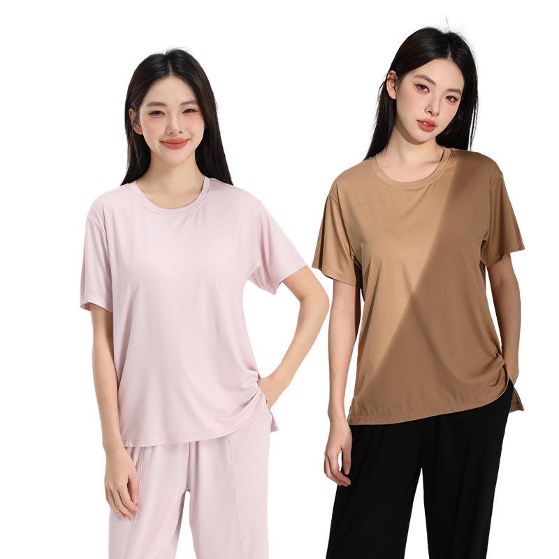 100% Modal Cooling A-Class Thin Summer Pajama Set for Women - Comfortable Homewear & Outdoor Wear