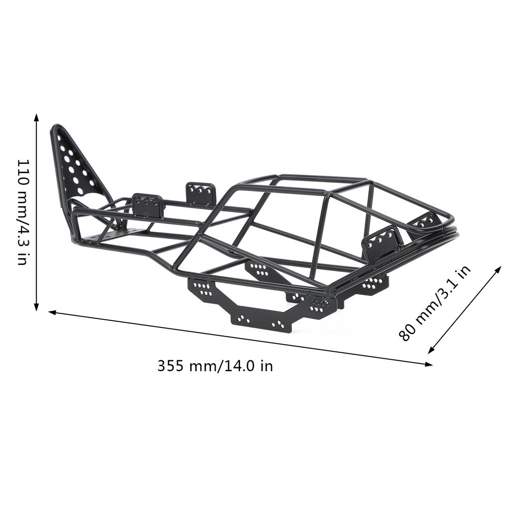 Metal Roll Cage Full Tube Frame Body Chassis for Axial SCX10 1/10 RC Crawler Truck Parts RC Roll Cage Roll Cage for Axial SCX10