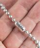 Sheen666 Ball Chain Silver Necklace 5Mm