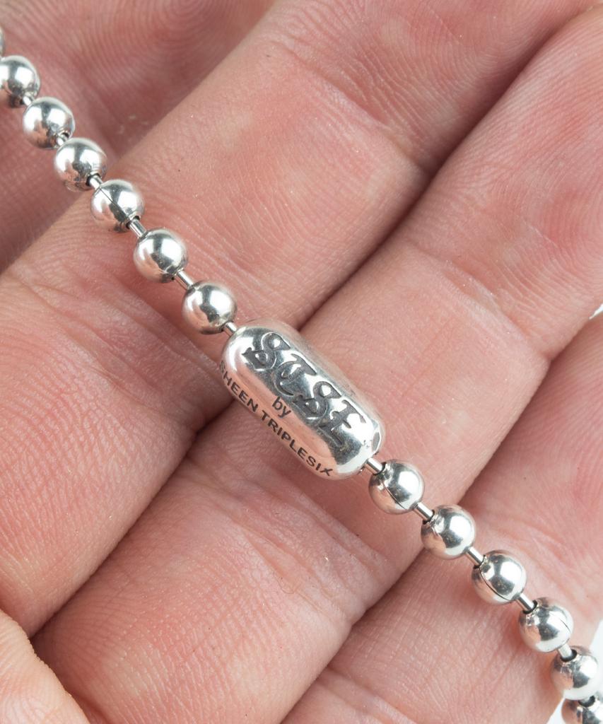 Sheen666 Ball Chain Silver Necklace 5Mm