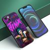 Arcane Jinx Anime Phone Case For Apple iPhone 12 13 Mini 11 14 15 Pro Max 7 8 Plus X XR XS SE 2020 2022 Black Silicone Case