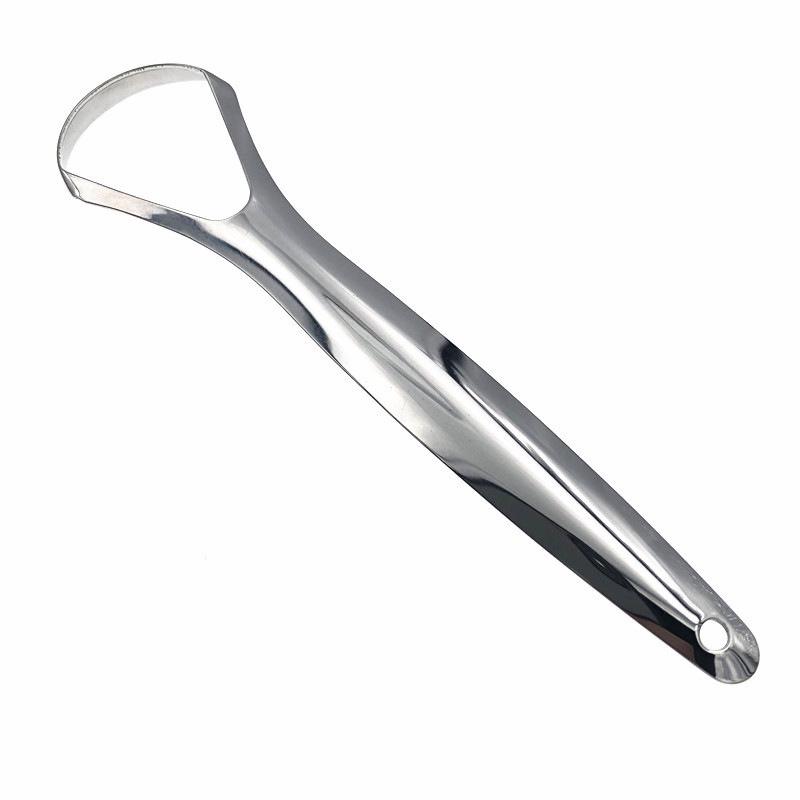 Stainless Steel Tongue Cleaner and Scraper Tool