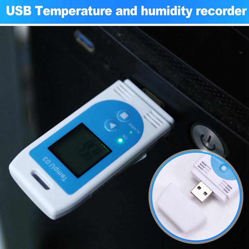 Tempu 03 USB Логгер данных температуры и влажности RH TEMP Регистратор данных Температурно-влажностный измеритель записи С емкостью 32 000