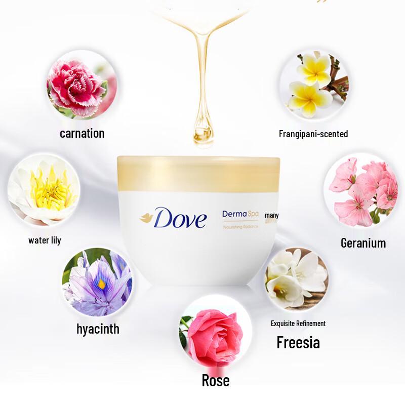DOVE Питательный и осветляющий набор лосьонов для тела