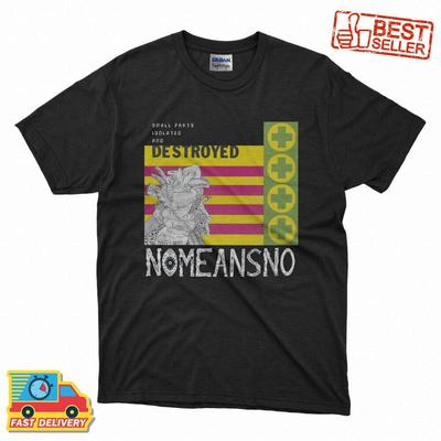Новая классическая футболка Nomeansno And ThatS Sad Премиум Мужская Женская S 4XL