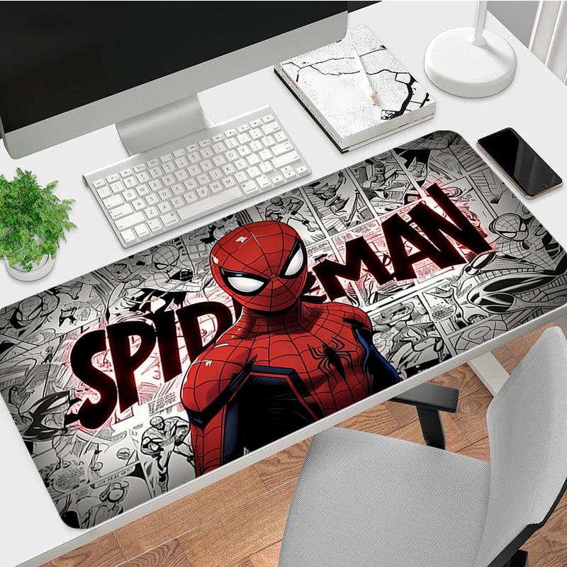 Spiderman Xl Gaming Mouse Pad Nonslip Rubber Base Stitched Edge Waterproof Desk Mat For Pc Laptop Gamer Office Computer Accessories C929439
