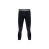 Striped Logo Print Cropped Compression Tights Men Bottoms Black 880825-010