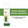 Шампунь Sunny Herbals с арникой 1 л для всех типов волос | Уменьшает выпадение волос, укрепляет корни и контролирует перхоть