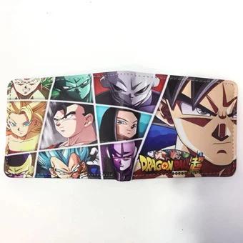 Dragon Ball Сон Гоку Многофункциональный Кошелек для Карт Мультяшный PU Кошелек Личность Креативность Простой Складной Монетник Мальчик День Рождения Подарок
