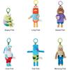Pop Mart SpongeBob Bikini Bottom Buddies Assorted Plush Toy Set 6 Pieces PVC Blind Box Figures