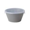 TAMAKI Ag+ Coat, Antibacterial and Clean, Available In 5 Colors, Deli Box, Large, 520ml, Microwave and Dishwasher Safe, Gray