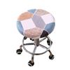 Elastic Bar Stool Covers Round Chair Cover Anti -Dirty Seat Covers Barstool Stretch Polyester Chair Slipcover Protector Cushions