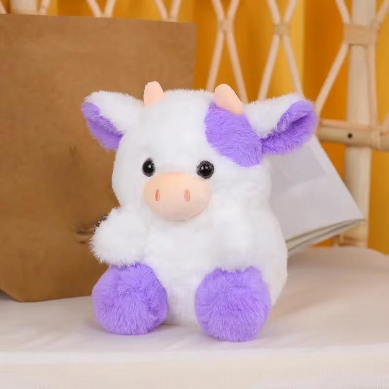 20 см мягкая милая плюшевая игрушка корова кукла украшение автомобиля украшение домашнего стола кукла для торта мужской и женский подарок на день рождения корова