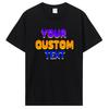 Custom Tshirt Front Back Print Professional Your Own Logo Text Photo Male Personalized Premium Gifts T-shirt Men's Clothing