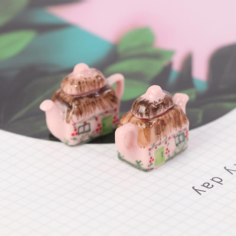 Прекрасная фарфоровая чашка, чайник, посуда, 1/12, миниатюрный кукольный домик, кухонная игрушка