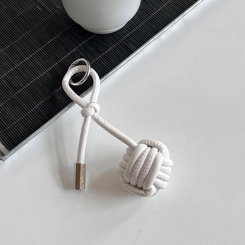 Элегантный брелок в виде шара, универсальный кожаный ремешок для телефона, сумка, подвеска, брелок для автомобиля, украшение для рюкзака, аксессуары, подарки