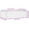 Plant Pot 90x60x26.5 cm Solid Pine Wood