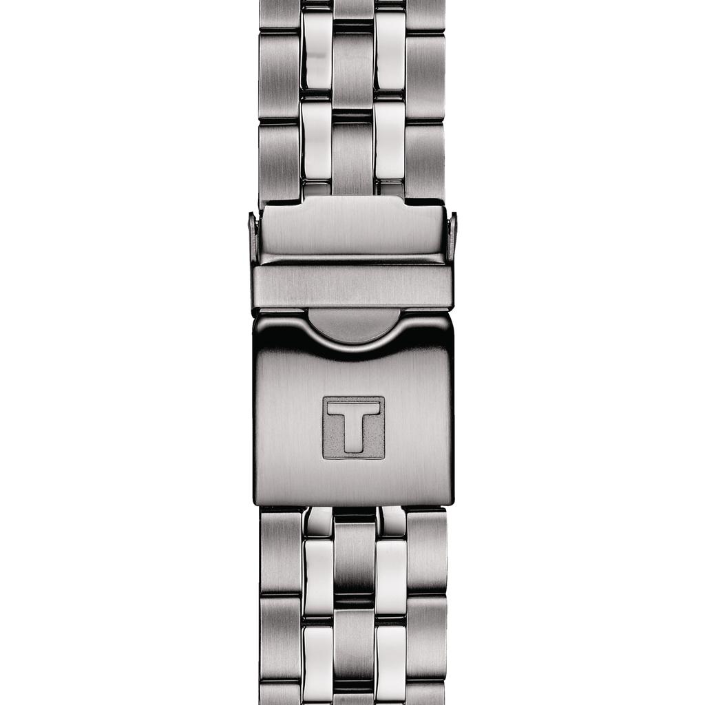 Tissot Мужские модные часы из нержавеющей стали с синим циферблатом T120.407.11.041.00