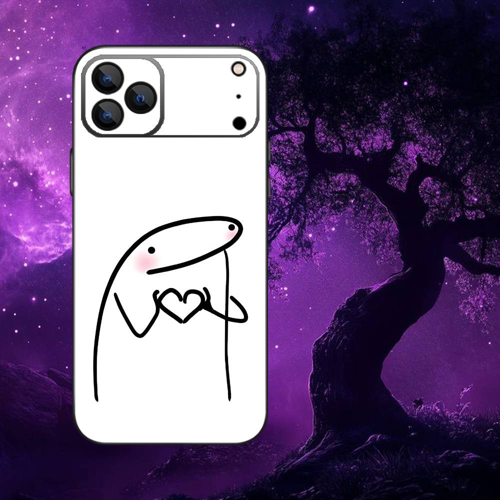 celular flork Phone Case For iPhone 17,16,15,14,13,12,Pro,Max,Plus,E,SE4,Air,Mini Black Soft Box