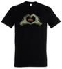 Zombie Heart Mens T-Shirt Living Dead The Walking Fun Smile Zombies Brain