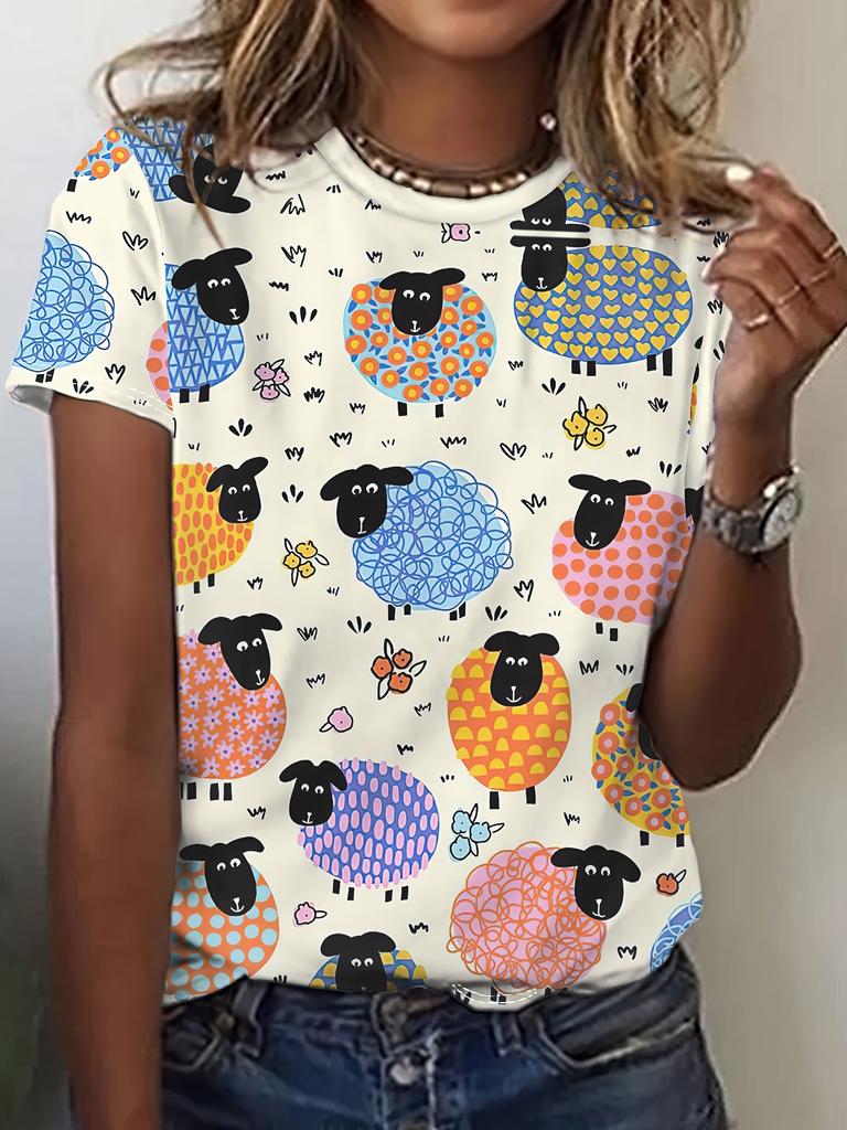 Cartoon Cat Toddler Girl Clothes 3D Print T-Shirts Children Top Summer Short Sleeve T-Shirts for Boys Tee Junior Girls' Clothing