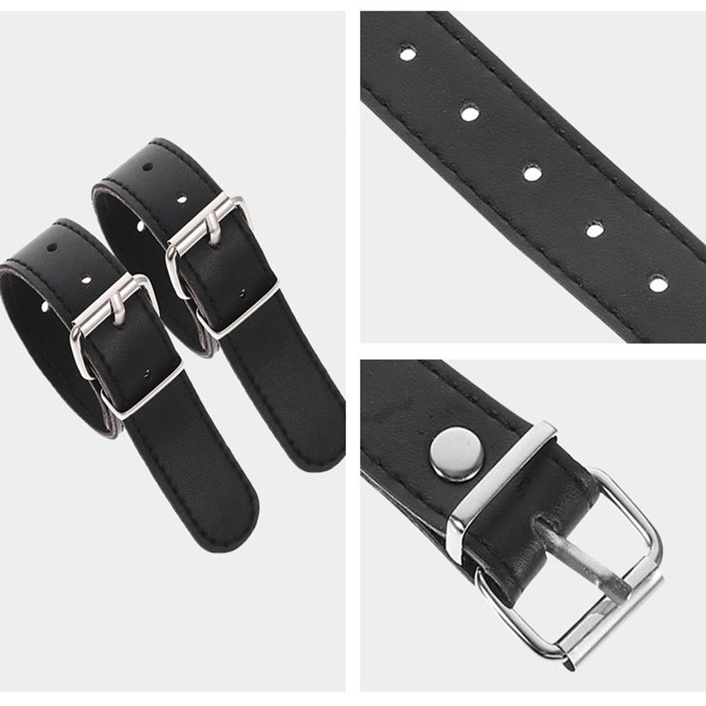 1pair Leather Cargo Rattan Baskets Replacement Children's Bicycle Buckle Belt  Hardware Accessories