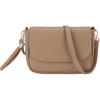EVVE Small Crossbody Bags for Women Trendy Flap Saddle Purses with Tassel Vegan leather Shoulder bag