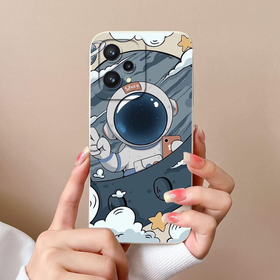 Мини Чехол-Панда Для Realme 9 Pro Plus Конфетный Расписной Мягкий Чехол Для Oppo Realme9 Защита Камеры Жидкий Силикон Чехол Для Телефона Capa
