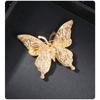 High end enamel, painted butterfly brooch, women's fashion, drip oil inlaid with diamonds, Christmas gift, Stocking stuffers, Valentine's Day gift