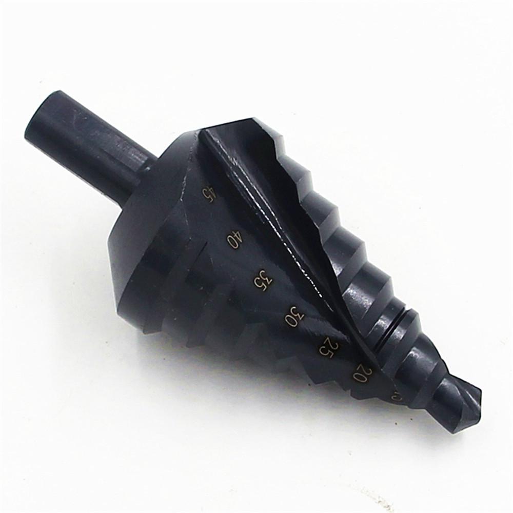 Hex Shank & Triangular Shank Step Drill with Straight and Spiral Flutes
