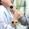Pair Watches Couples Popular Pair Watches Pair Watch Set Arm Watch Classic Gold Silver Stainless Steel Band Waterproof Luxury Present Marriage Day Day