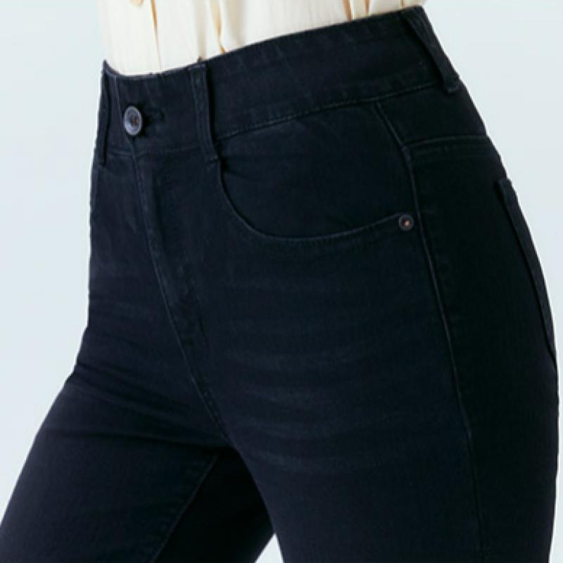 Bang Bang Women S Slim Straight Denim Black 23SS