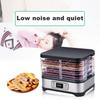 230W 5 Trays Food Dryer Dehydrator with Digital Timer and Temperature Control for Fruit Vegetable Meat Beef Jerky 220V