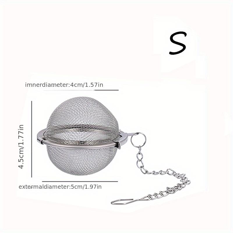 1 шт., Премиальный сетчатый шарик для чая, металлическое ситечко для чая, креативное заварочное устройство для листового чая, кухонные принадлежности