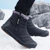 Модные женские ботинки зимние повседневные ботинки женские водонепроницаемые женские туфли на молнии женские мягкие плюшевые ботинки женские зимняя обувь