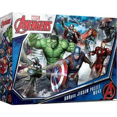 Пазл Marvel Avengers Assault PLM543, 500 деталей, разные цвета Пазл, Детские игры, Развивающие игрушки