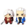 MOC Данте и Вергилий Brickheadz Строительные Блоки Набор Блоков Devil May Cry Образовательные Игрушки На Рождественский Подарок