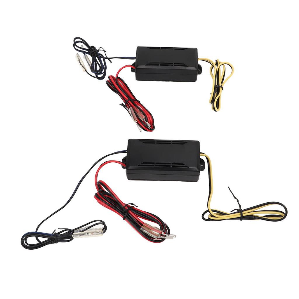 2 Pcs 2 Way Speaker Crossover Car Audio Passive Frequency Divider 12V Improve Bass Sag Sound