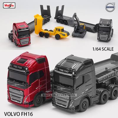 Майсто 1:64 SCANIA 770 S Volvo Транспортное средство для перевозки вилочных погрузчиков Экскаватор литая точная модель автомобиля Коллекция моделей подарок