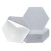 Uxcell 12-Piece Self-Adhesive Acoustic Panels, 12" X 10" X 0.4", High-Density Soundproof Padding, Hexagonal Soundproof Absorbent Panels, Insulated