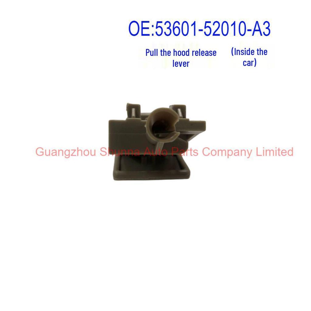 53601-52010-A3: Совместимая ручка замка капота для Toyota Crown, Camry, Land Cruiser