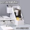 Настольная стойка для хранения документов с перфорированной доской, DIY, устойчивый, коробка для хранения с перфорированной доской, органайзер с крючками, держатель для органайзера документов