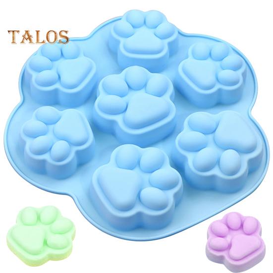 Fondant Mould Unique Shape Easy To Release Widely Applied Great Footprint Handmade Silicone Chocolate Mold for Bakery