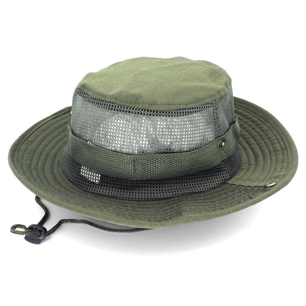 Unisex Outdoor Camouflage Boonie Hat for Camping, Fishing, and Travel - Sun Protection Included